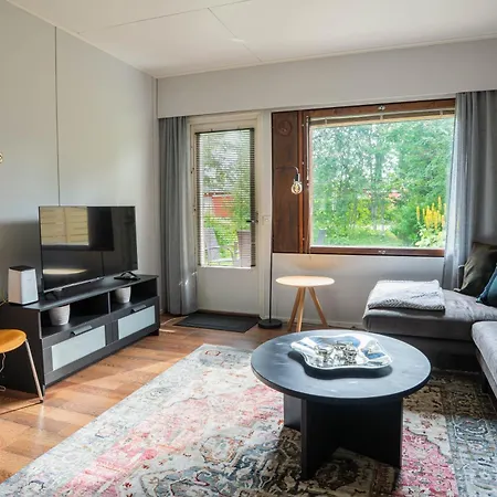 Cozy Koivutie Townhouse With Sauna & Terrace Apartment *