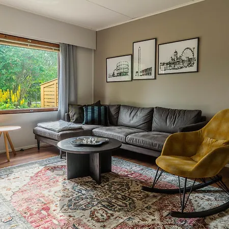 Cozy Koivutie Townhouse With Sauna & Terrace Apartamento