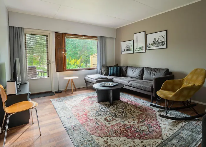 Lägenhet Cozy Koivutie Townhouse With Sauna & Terrace Ranua