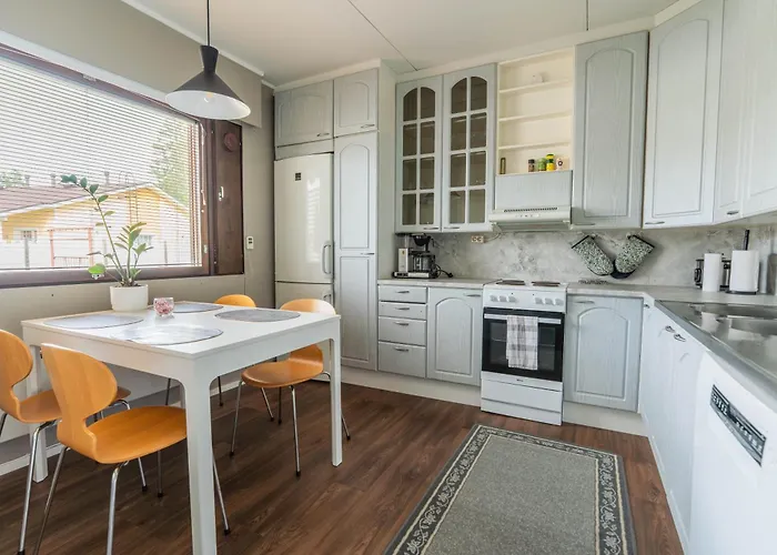 Cozy Koivutie Townhouse With Sauna & Terrace * Ranua