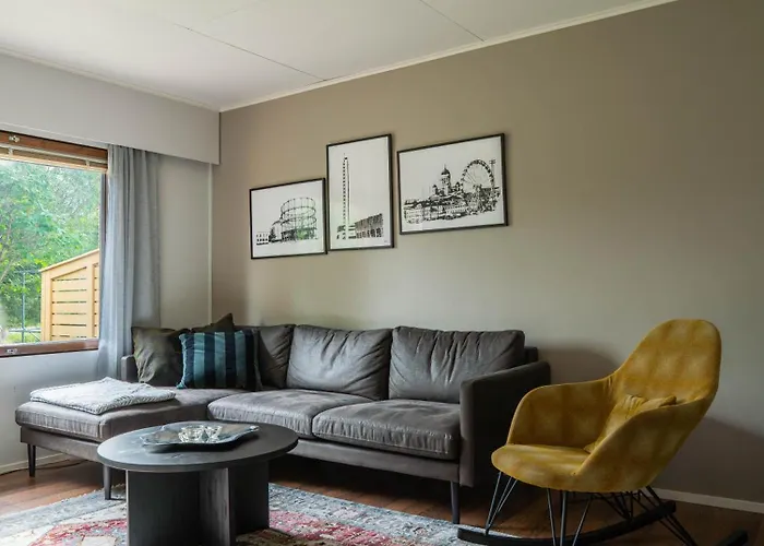 Lägenhet Cozy Koivutie Townhouse With Sauna & Terrace Ranua