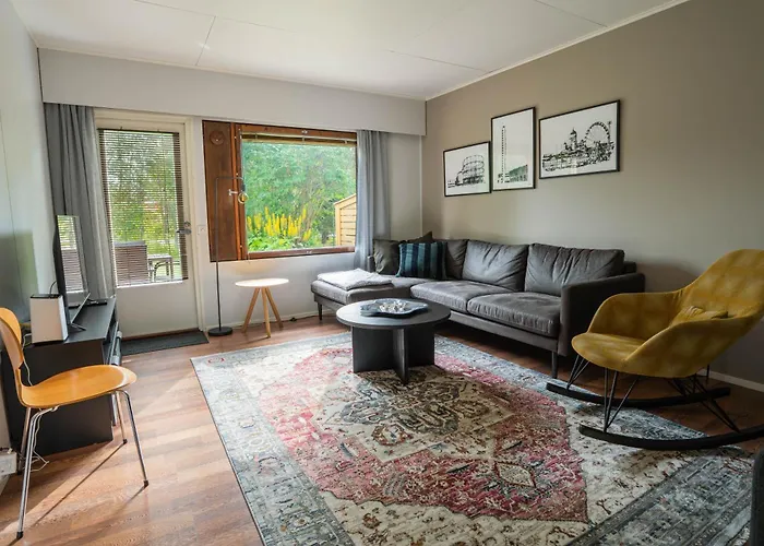 Cozy Koivutie Townhouse With Sauna & Terrace * Ranua